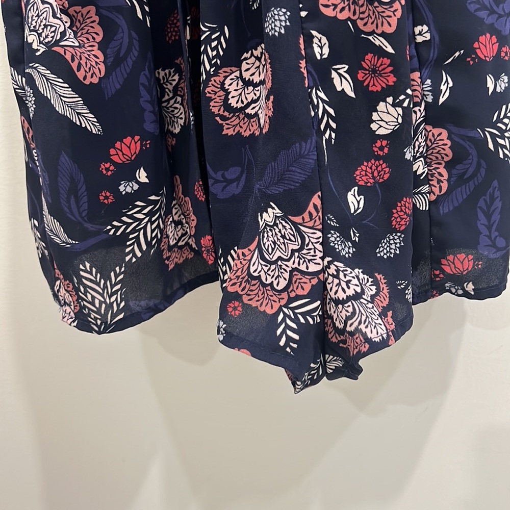 Floral Midi Dress/Romper - Picture 6 of 7